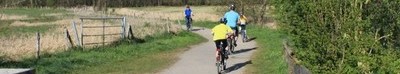 Radfahrer bei Wedel